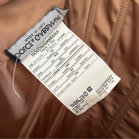 Vintage Dolce & Gabbana F/W 2007 Silver Zipper Dress sz 46 - Picture 14 of 16